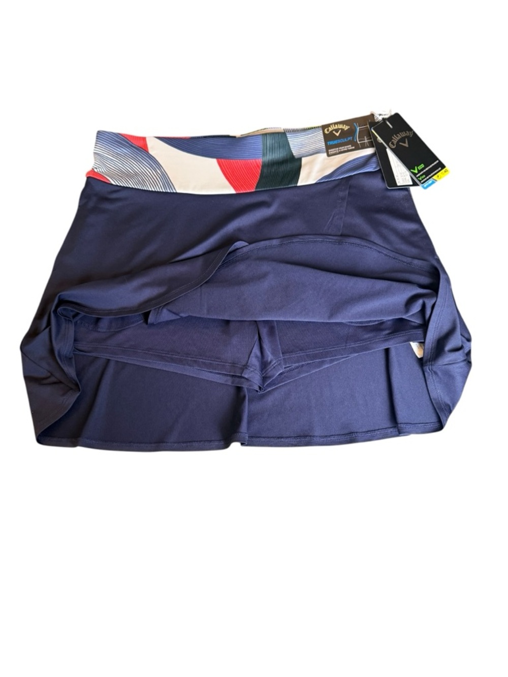 Callaway True Sculpt Opti-Dri Navy/Multi Women's Golf Skort Size-M NWT - Picture 6 of 10